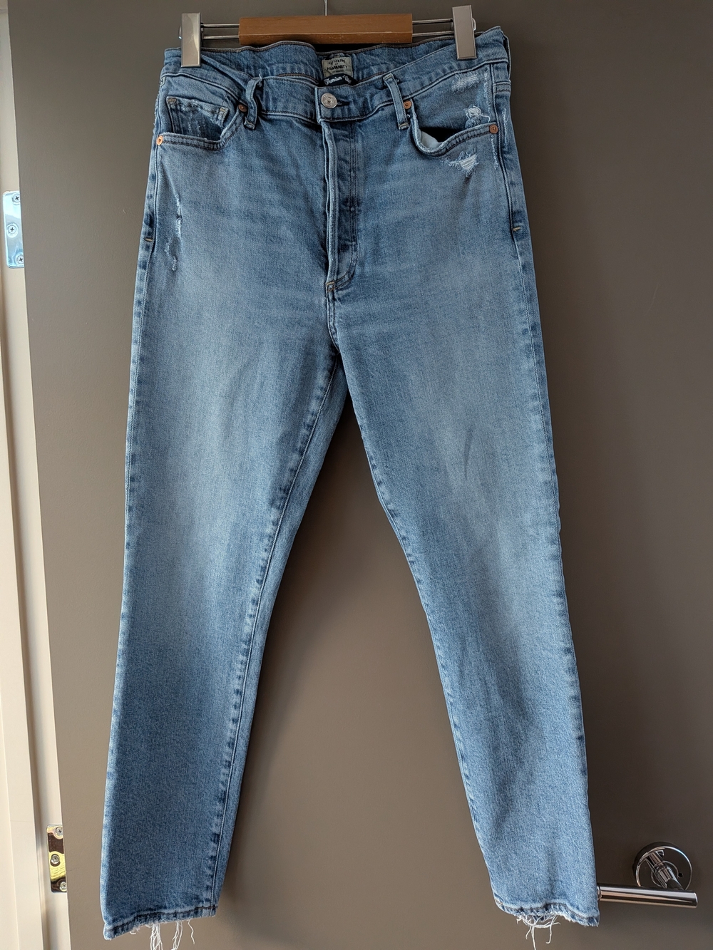 Citizens of Humanity Olivia High Rise Slim Ankle Jeans Blue Premium Vintage 29